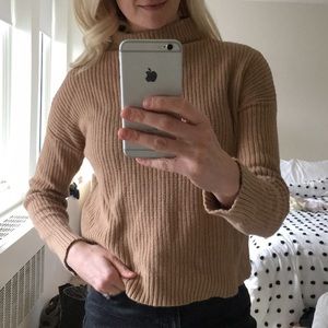 BP tan sweater